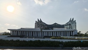 Penampakan Istana Presiden, Wapres, hingga Kantor Kementerian di IKN