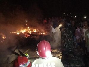 Rumah Terbakar di Suruh Semarang, Penghuni Tewas