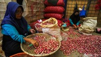 Mengupas Bawang, Mengais Rezeki di Pasar Kramat Jati