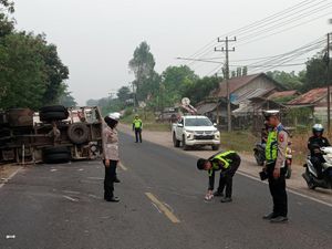 Kronologi Truk BBM Tabrak Calya di Prabumulih, Ayah dan Anak Tewas