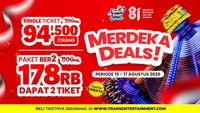 Long Weekend Kemerdekaan, Trans Studio Bandung Punya Kejutan yang Bikin Penasaran