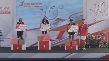 Titan Run 2026 Raih Rekor MURI