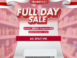AC Split 1 PK Hemat Jutaan Rupiah di Transmart Full Day Sale