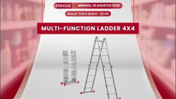 Tangga Multifungsi Bisa Diskon Rp 800.000 di Transmart Full Day Sale