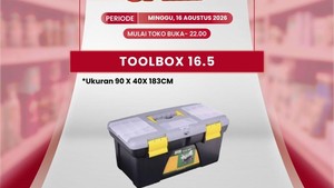 Transmart Full Day Sale, Toolbox Harga Miring Rp 87.000