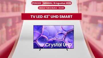 Besok Merapat ke Transmart Full Day Sale! Smart TV 43 Inch Rp 3,7 Juta
