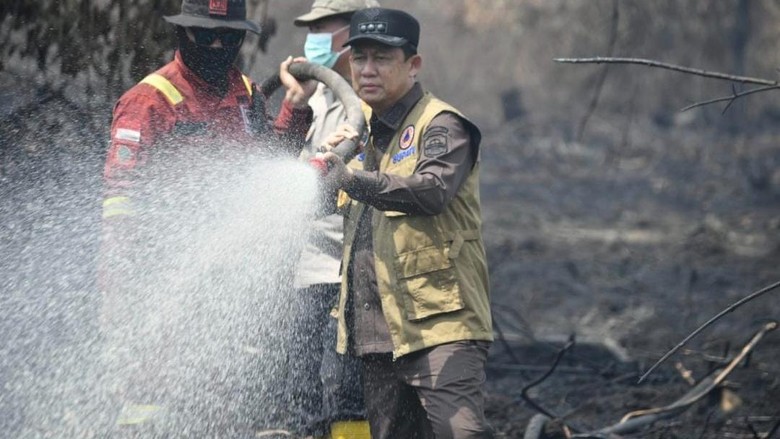 Musim Kemarau Panjang, Pemkab Muaro Jambi Optimal Tangani Karhutla