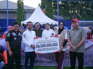 Gubernur Sulsel Salurkan Rp 500 Juta hingga Kirim Nakes Bantu Korban Gempa NTT