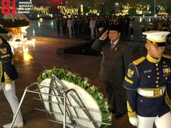 Jelang HUT RI, Prabowo Pimpin Upacara Ziarah Nasional dan Renungan Suci