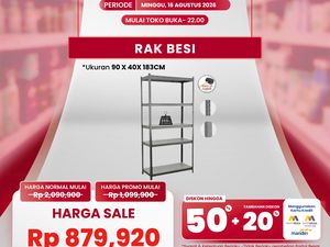 Serbu! Beli Rak Besi Semurah Ini di Transmart Full Day Sale