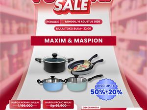 Transmart Full Day Sale! Alat Masak Jadi Murah Meriah
