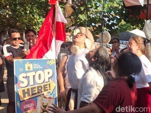 Video: Kala Bule Ikut Lomba 17-an di Pantai Legian, Seru Banget!