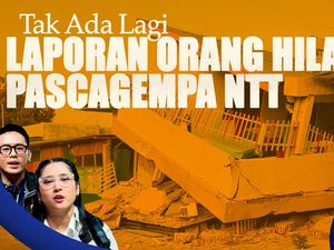 Tak Ada Lagi Laporan Orang Hilang Pascagempa NTT