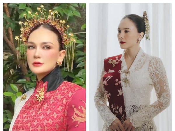 Dewi Soekarno-Wulan Guritno, Gaya 9 Artis Ikut Upacara HUT ke-81 RI di Istana