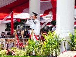 Upacara HUT ke-81 RI, Gubernur Sulsel Gaungkan Semangat Kedaulatan Pangan
