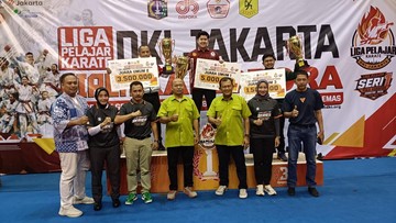 INKAI DKI Juara Umum Seri 1 Liga Pelajar Karate 2026