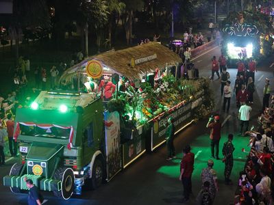 Warna-warni Karnaval Kemerdekaan di Tengah Kota Jakarta