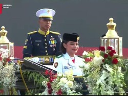 Rombongan Kirab Bendera Pusaka Berangkat dari Monas Menuju Istana