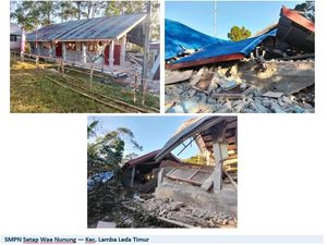 253 Sekolah Rusak Imbas Gempa Flores M 7,7