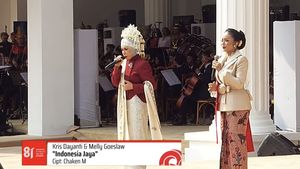 Melly Goeslaw dan Kris Dayanti Bawakan 2 Lagu di Upacara HUT ke-81 RI