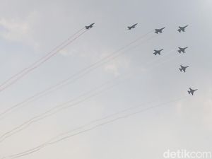 Video Atraksi 81 Pesawat TNI di i HUT ke-81 RI, Ada A400M-Rafale