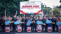 HUT Ke-81 RI, Kapolres Bogor Renovasi 8 Rumah Warga Kurang Mampu