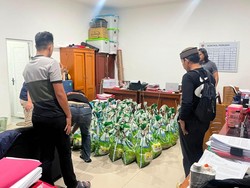 Polda Babel dan Satlap Tri Cakti Temukan 1,6 Ton Timah di Belitung