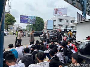 Puluhan Pelajar di Jambi Konvoi Terjaring Polisi, Motor Ditahan 2 Minggu
