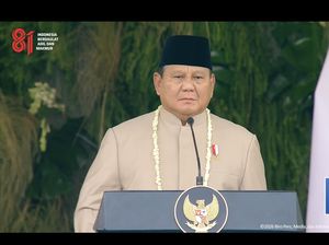Video Upacara Penurunan Bendera Sang Merah Putih Dipimpin Prabowo