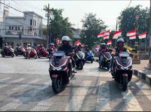 Ribuan Pengguna PCX Gelar Konvoi Merdeka