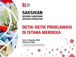 Saksikan Upacara HUT ke 81 RI di Istana Merdeka di Sini!