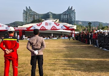 Suasana Upacara HUT ke-81 RI di IKN