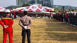 Suasana Upacara HUT ke-81 RI di IKN