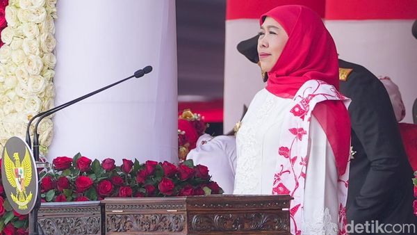 Meriahnya Ragam Pertunjukan Seni Saat Upacara HUT Ke-81 RI di Grahadi