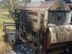 Alsintan di Sawah Desa Binuang Bone Diduga Dibakar OTK