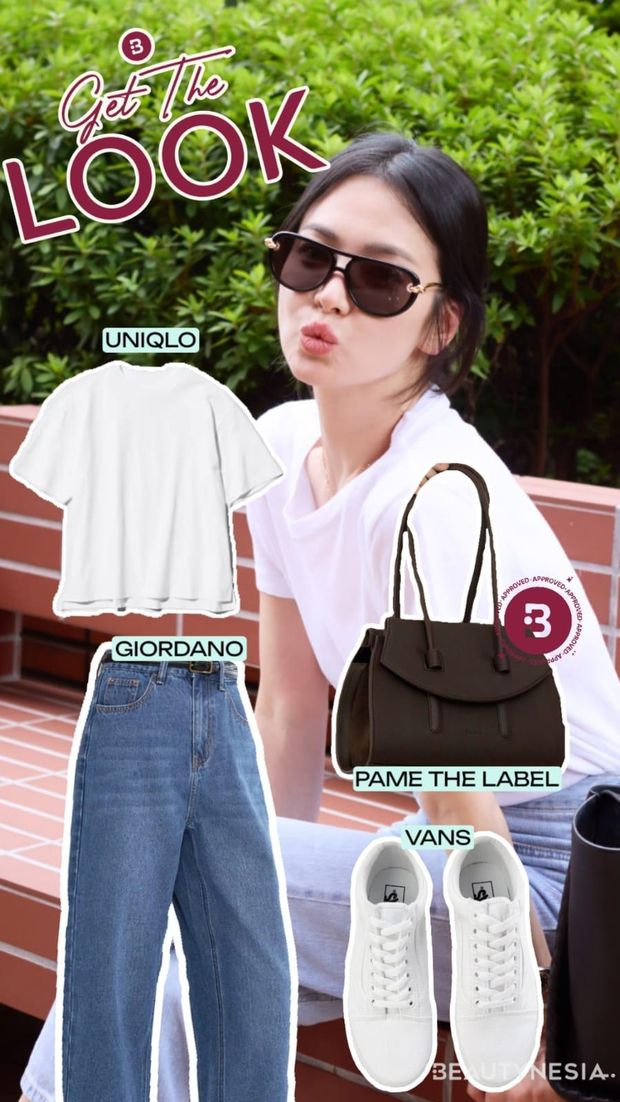Get The Look: Casual Style ala Song Hye Kyo yang Mudah Ditiru