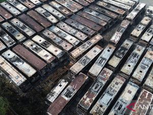 Total 50 Bus Hangus Terbakar di Pangkalan Cikarang, Penyebab Diselidiki