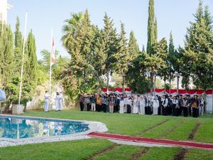 Potret Pengibaran Bendera Merah Putih di Tunisia, Meriahkan HUT ke-81 RI