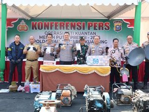 Polda Riau Jerat 17 Tersangka Tambang Emas Ilegal: Pemodal hingga Penadah