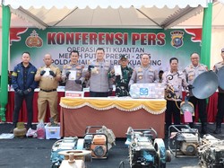 Polda Riau Jerat 17 Tersangka Tambang Emas Ilegal: Pemodal hingga Penadah
