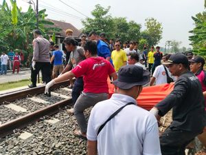 Pesepeda Tewas Tertabrak KA Batara Kresna di Sukoharjo