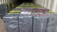 Kapal Pengangkut 2,6 Ton Narkoba Cair Juga Bawa 1,5 Juta Batang Rokok Ilegal