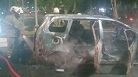 Xenia Angkut 4 Galon BBM Hangus Terbakar di Kampung Kali Semarang