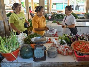 Bangkit Pascagempa, Aktivitas Jual Beli Kembali Ramai di Pasar Ikan Reo