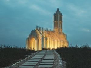 Bukan Ilusi, Ini Gereja Tanpa Bayangan yang Ada di Chengdu