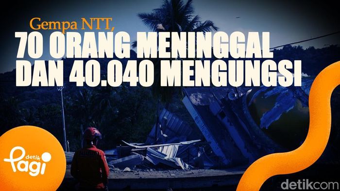 Video: Gempa NTT, 70 Orang Meninggal Dunia dan 40.040 Mengungsi