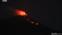 Gunung Ile Lewotolok Erupsi 158 Kali, Lava Mengalir 1,2 Km