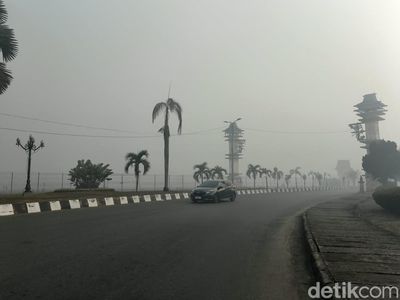 Begini Pemandangan di Kalimantan Saat Berselimut Kabut Asap