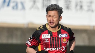Kazuyoshi Miura 59 Tahun Cetak Brace di Emperor's Cup