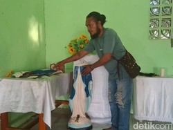 Dampak Gempa NTT: Patung Bunda Maria di Ngada Hancur, Puskesmas Rusak
